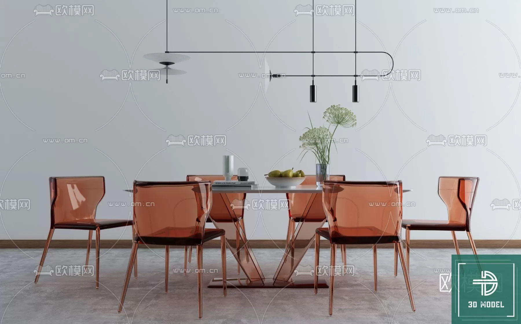 DINING TABLE SETS – 3D MODELS – 240 – PRO