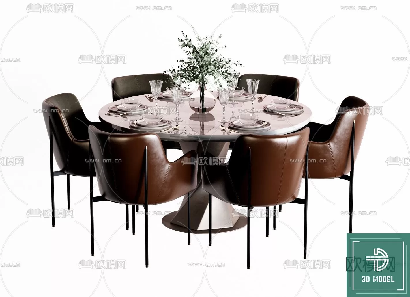 DINING TABLE SETS – 3D MODELS – 241 – PRO