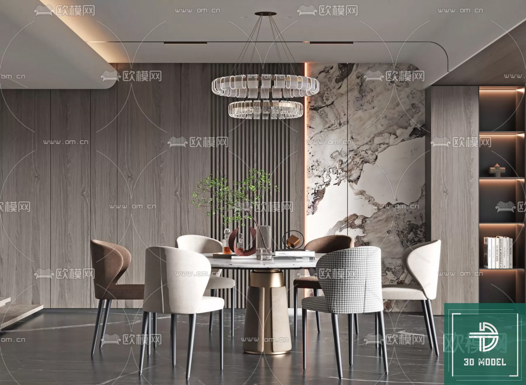 DINING TABLE SETS – 3D MODELS – 246 – PRO