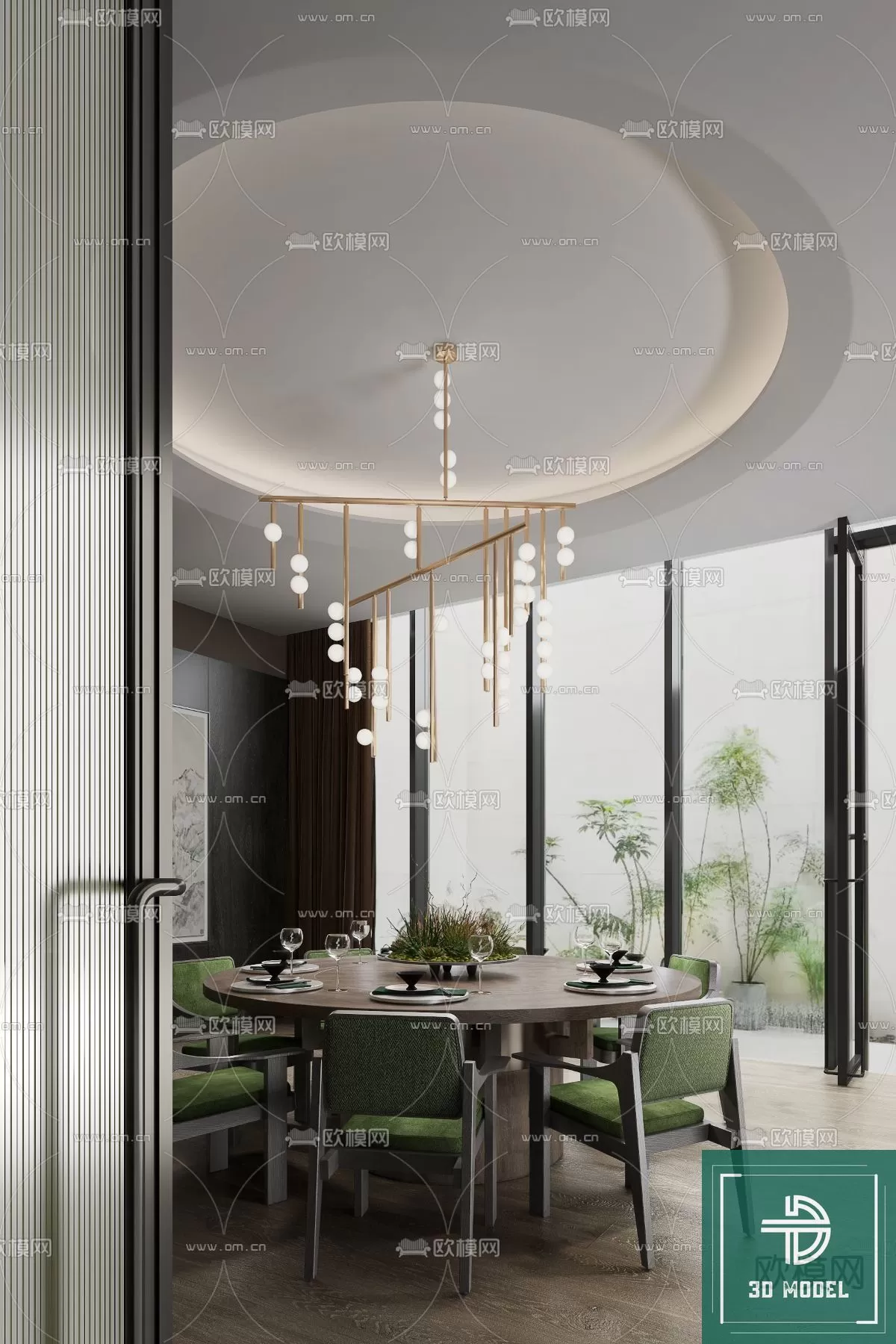 DINING TABLE SETS – 3D MODELS – 280 – PRO