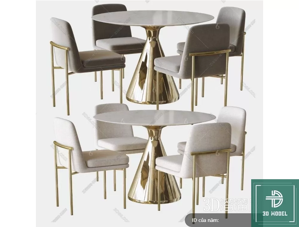 DINING TABLE SETS – 3D MODELS – 290 – PRO