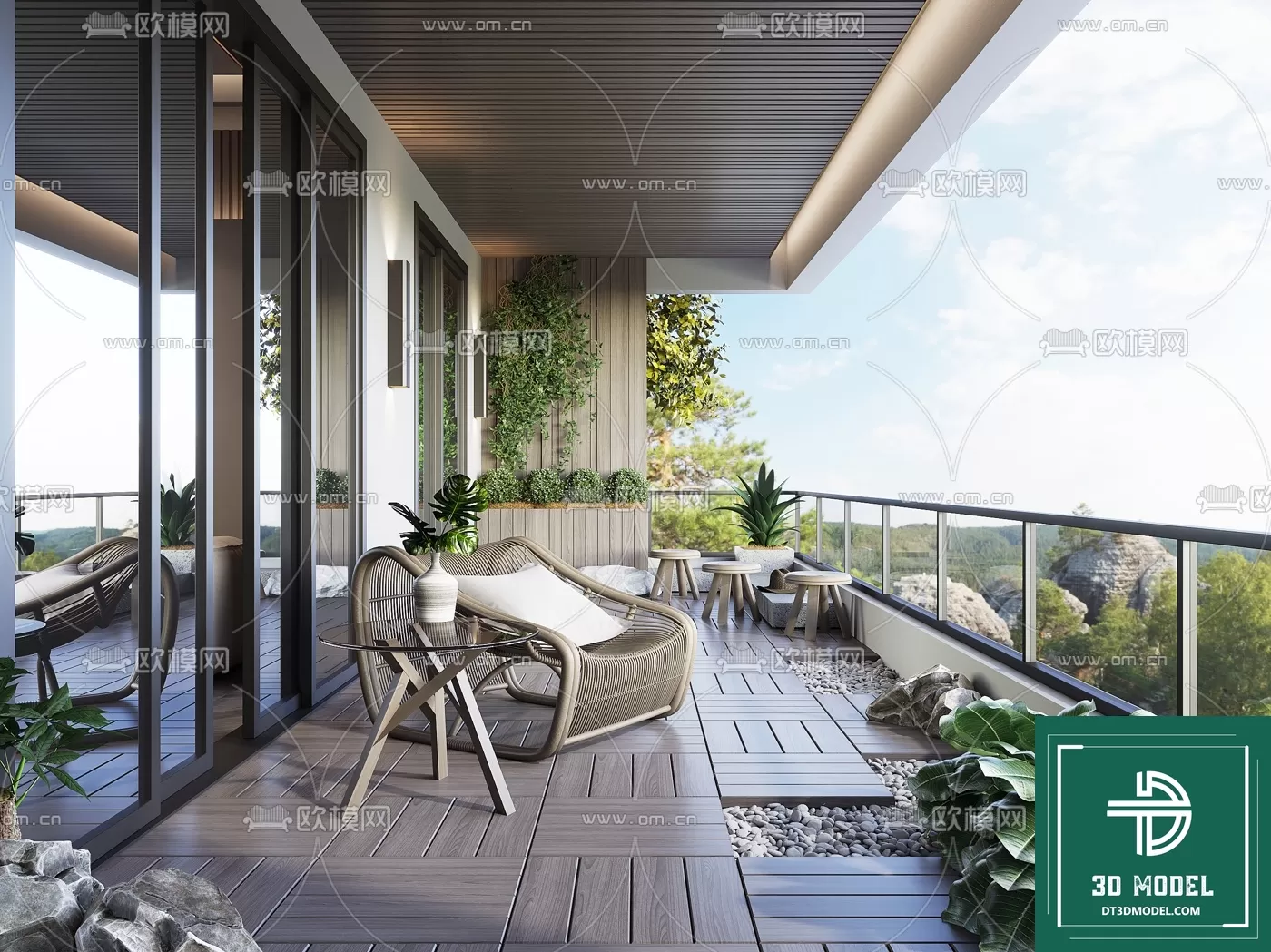 BANCONY 3D MODELS – 007 – PRO