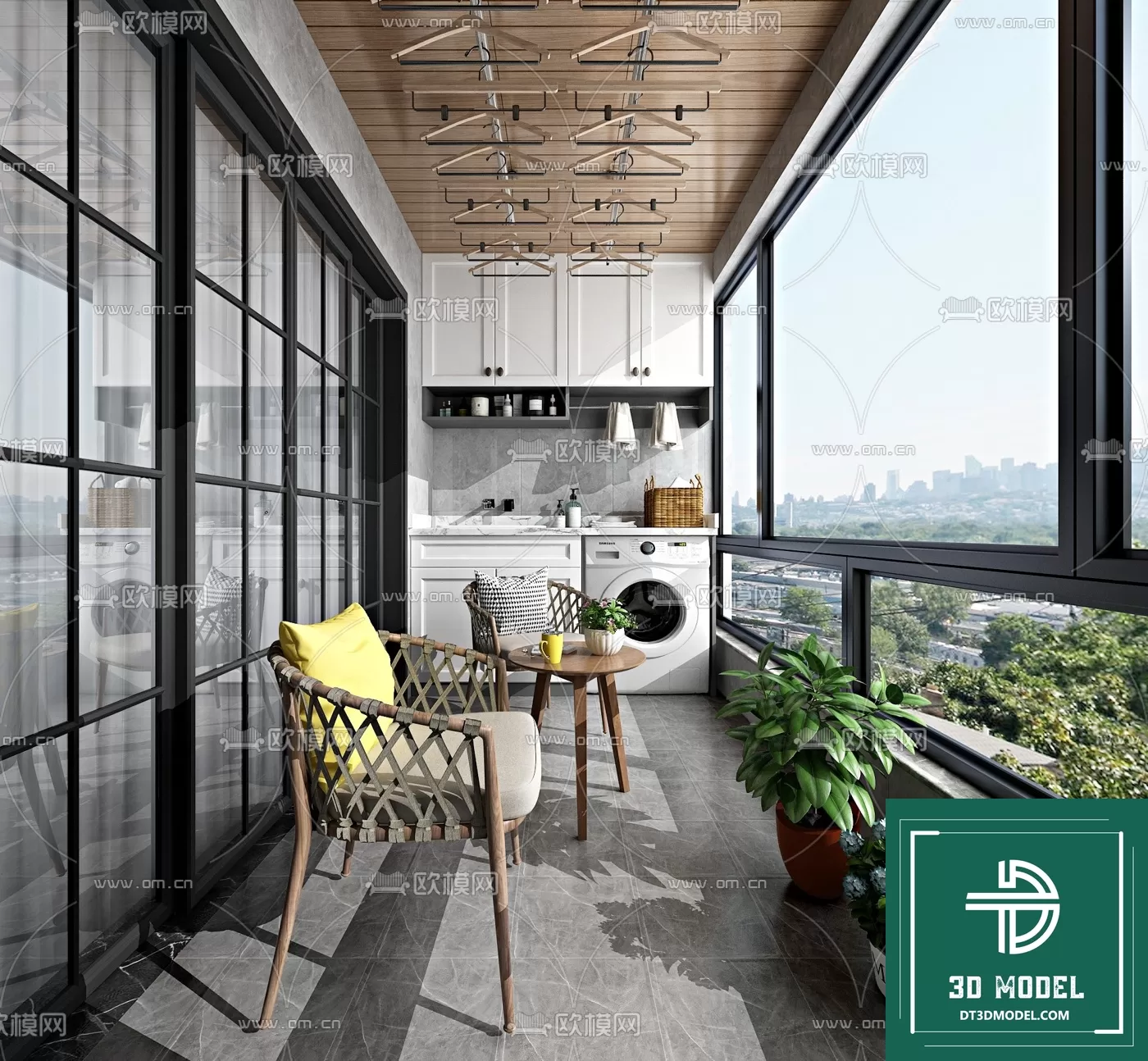 BANCONY 3D MODELS – 009 – PRO