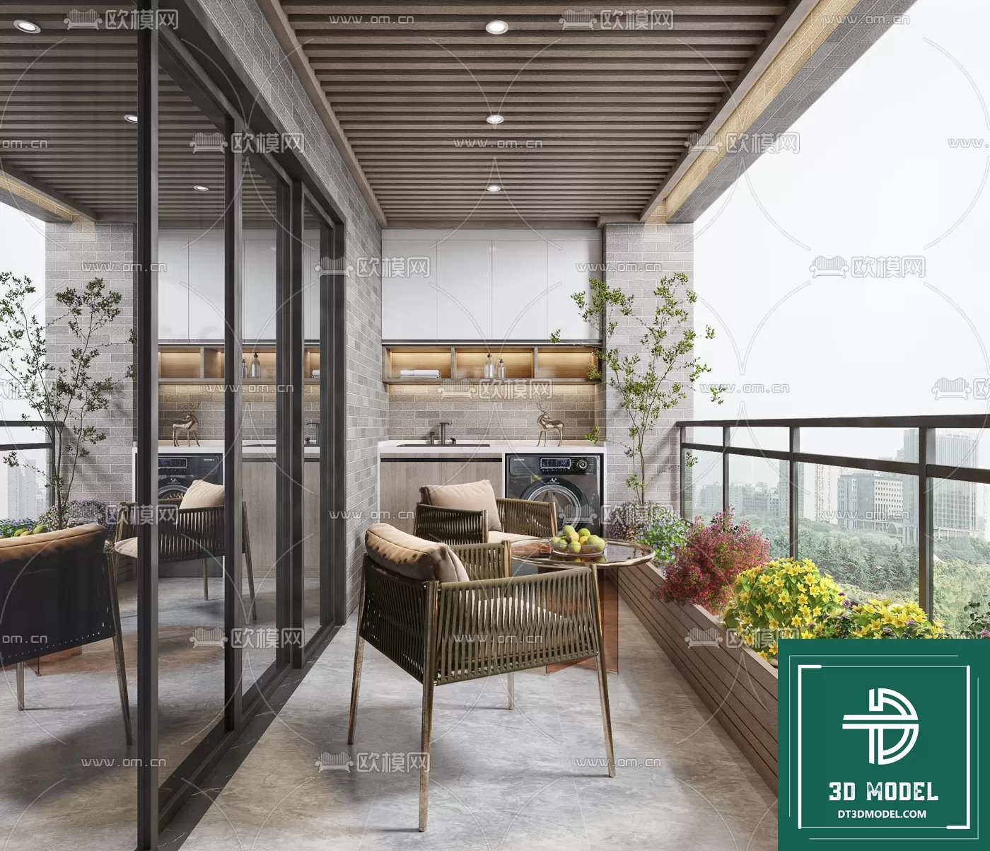 BANCONY 3D MODELS – 010 – PRO