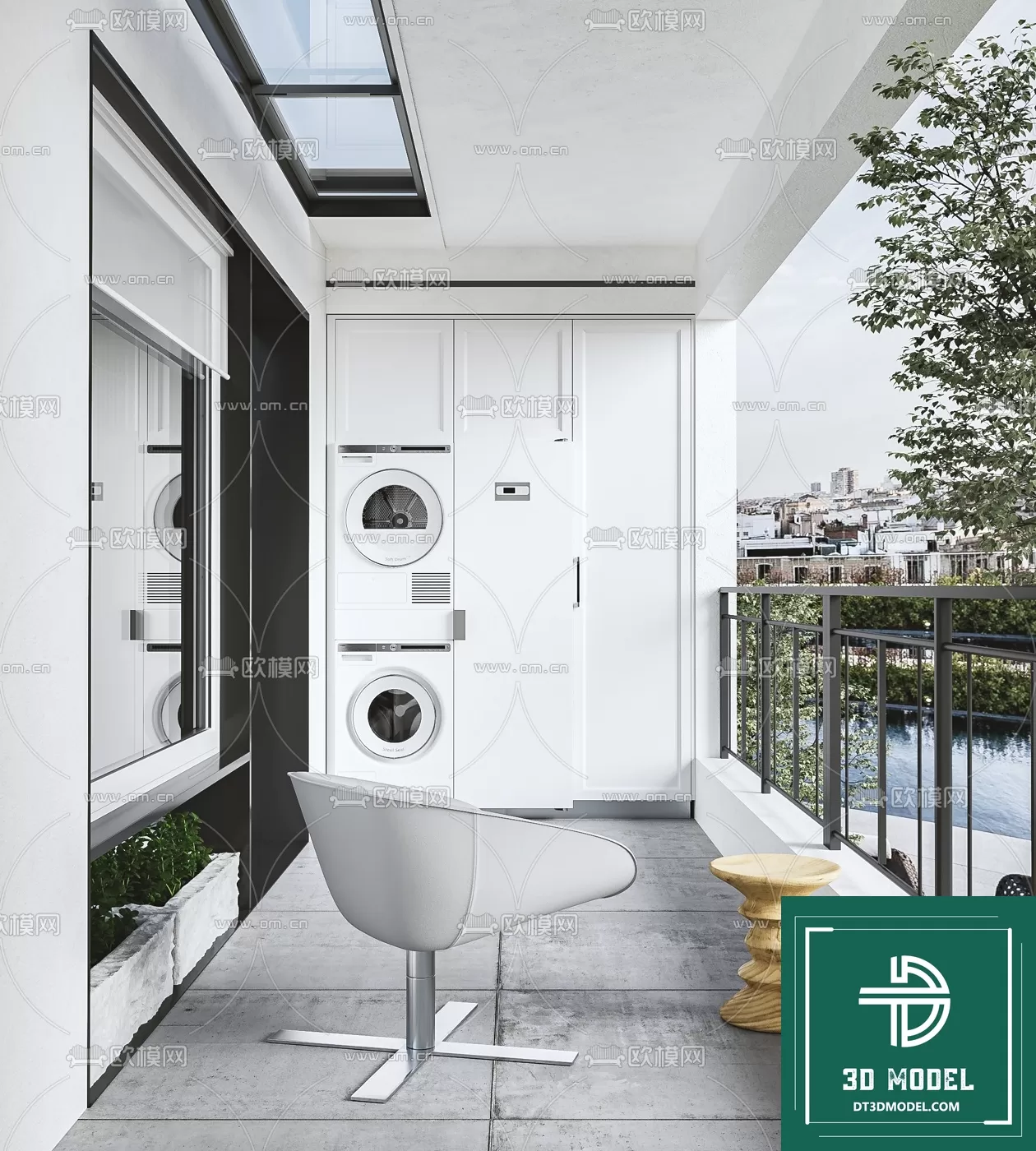 BANCONY 3D MODELS – 015 – PRO