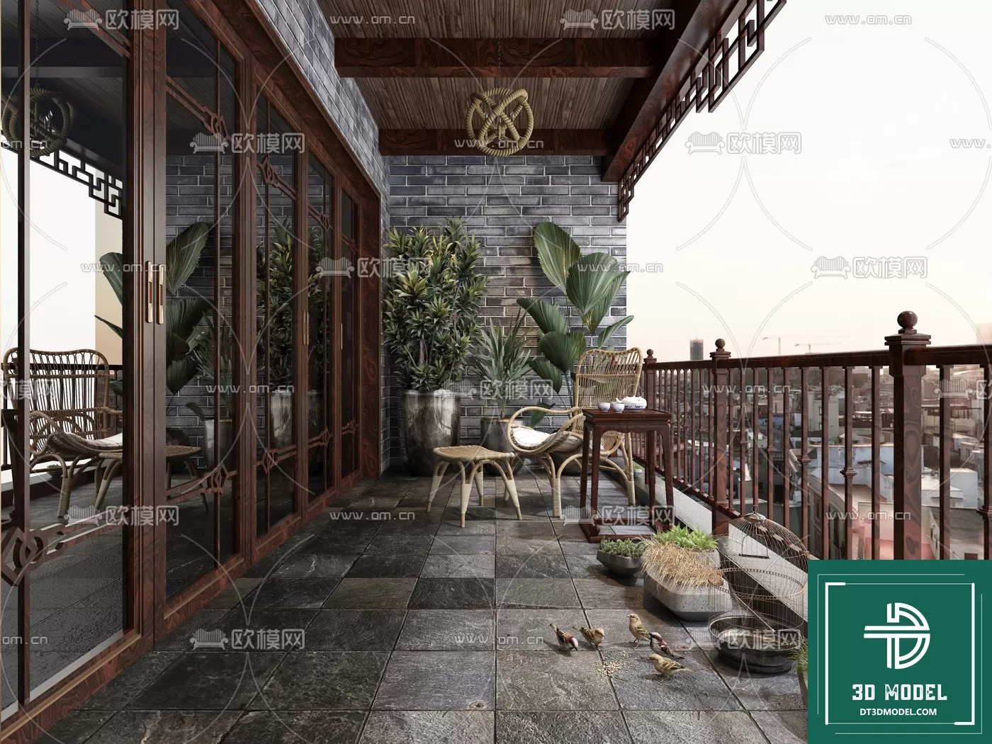 BANCONY 3D MODELS – 021 – PRO