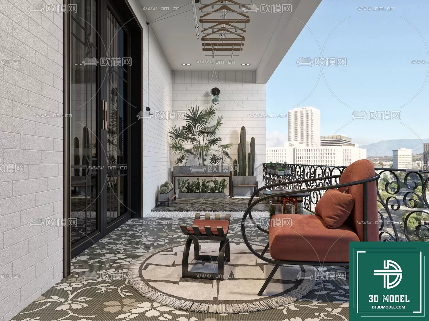 BANCONY 3D MODELS – 022 – PRO