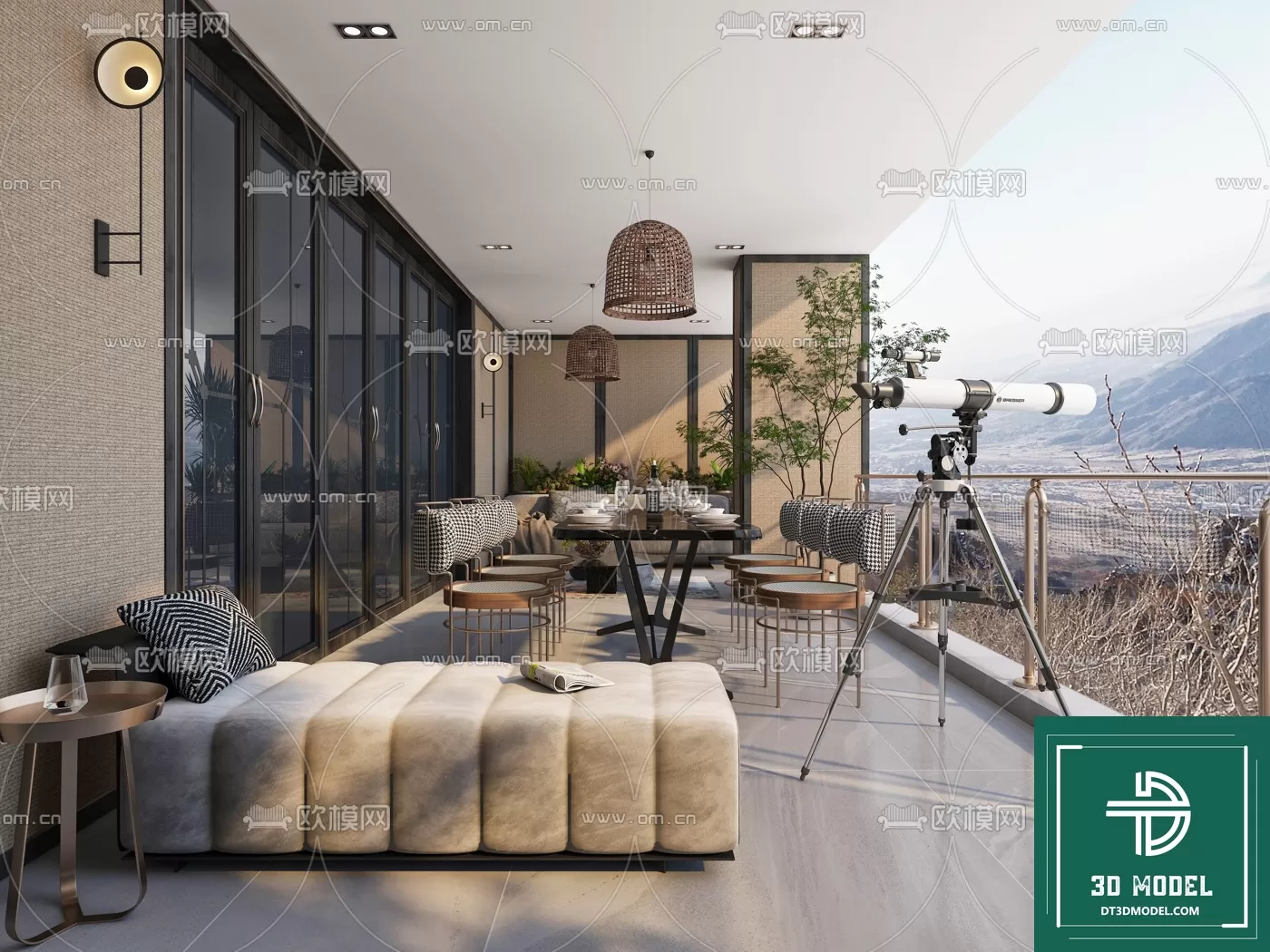 BANCONY 3D MODELS – 023 – PRO