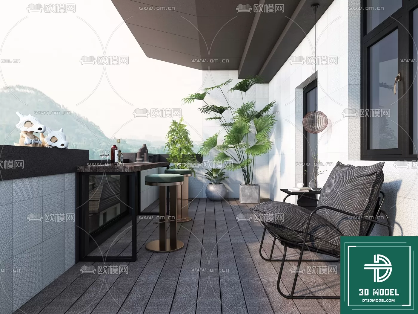 BANCONY 3D MODELS – 024 – PRO