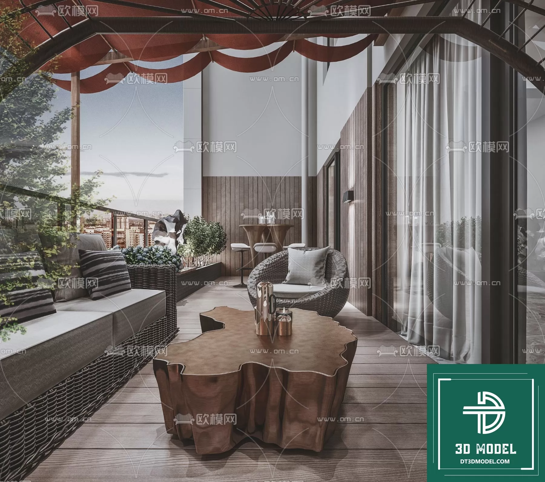 BANCONY 3D MODELS – 039 – PRO