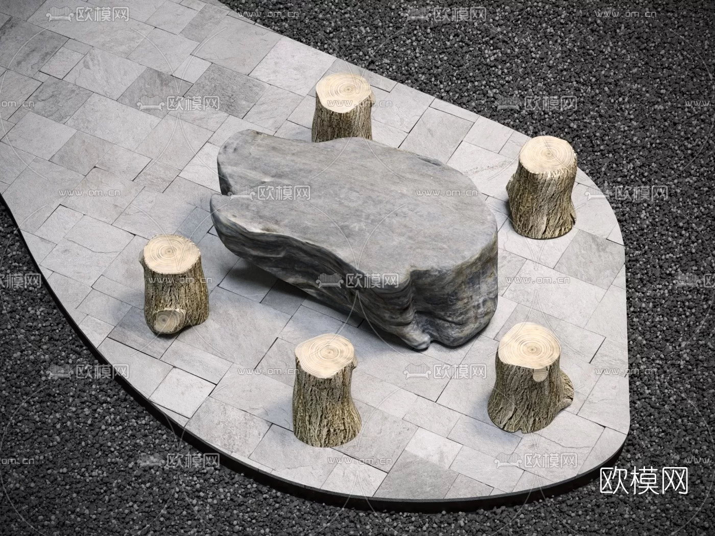 TEA TABLES 3D MODELS – 003 – PRO