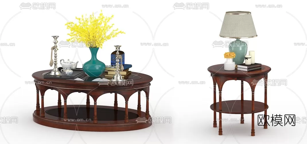 TEA TABLES 3D MODELS – 005 – PRO