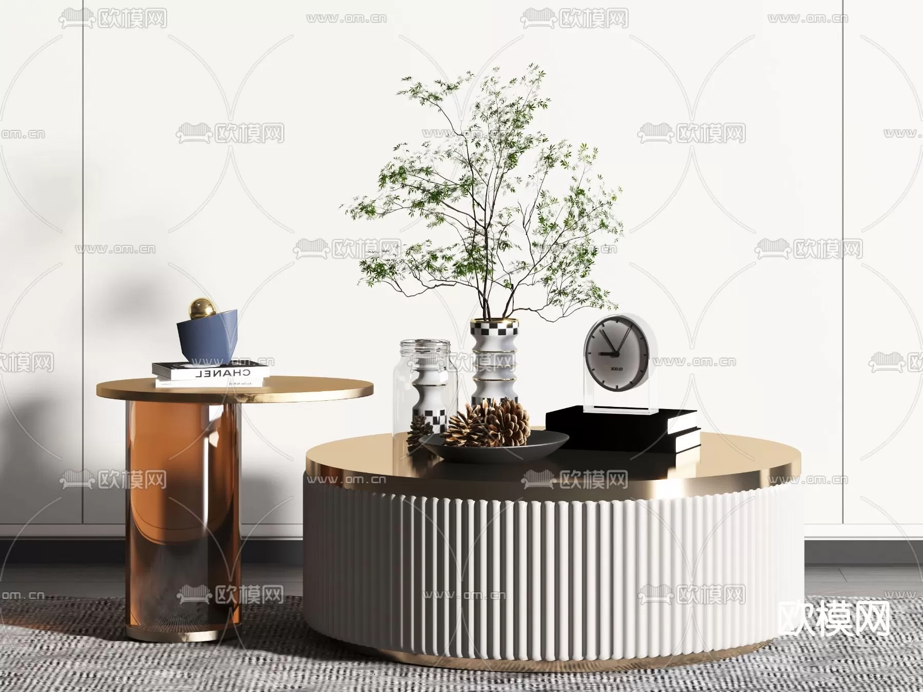 TEA TABLES 3D MODELS – 018 – PRO