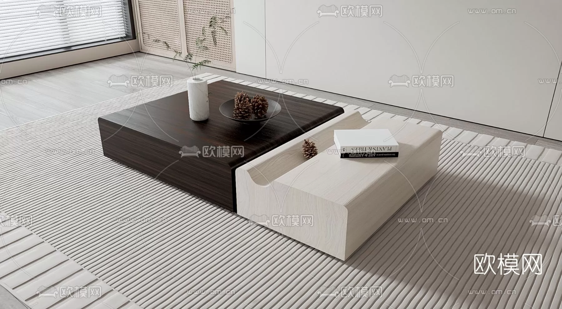 TEA TABLES 3D MODELS – 020 – PRO