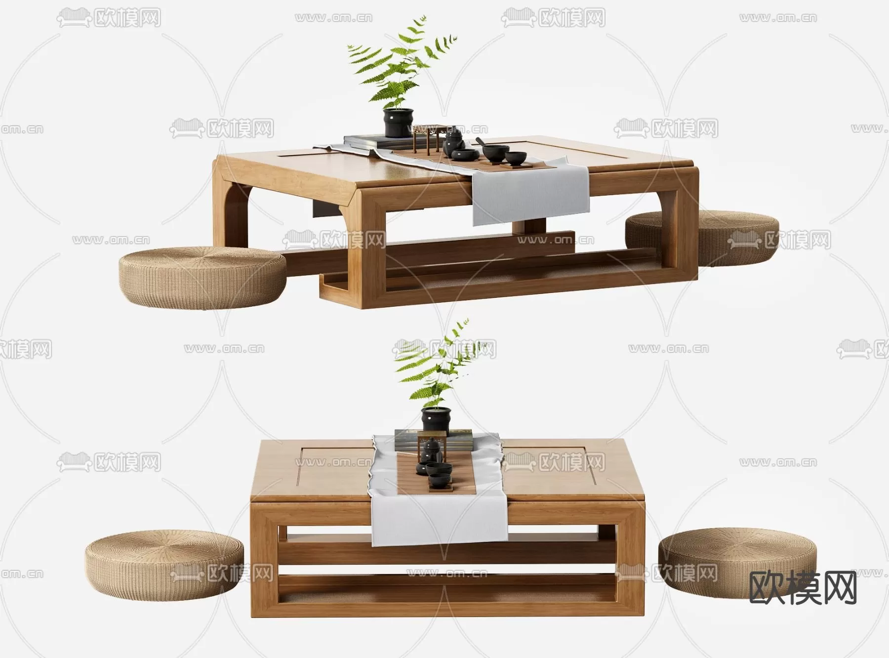 TEA TABLES 3D MODELS – 028 – PRO