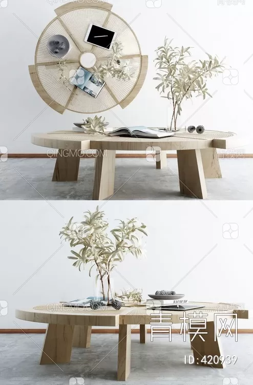 TEA TABLES 3D MODELS – 045 – PRO