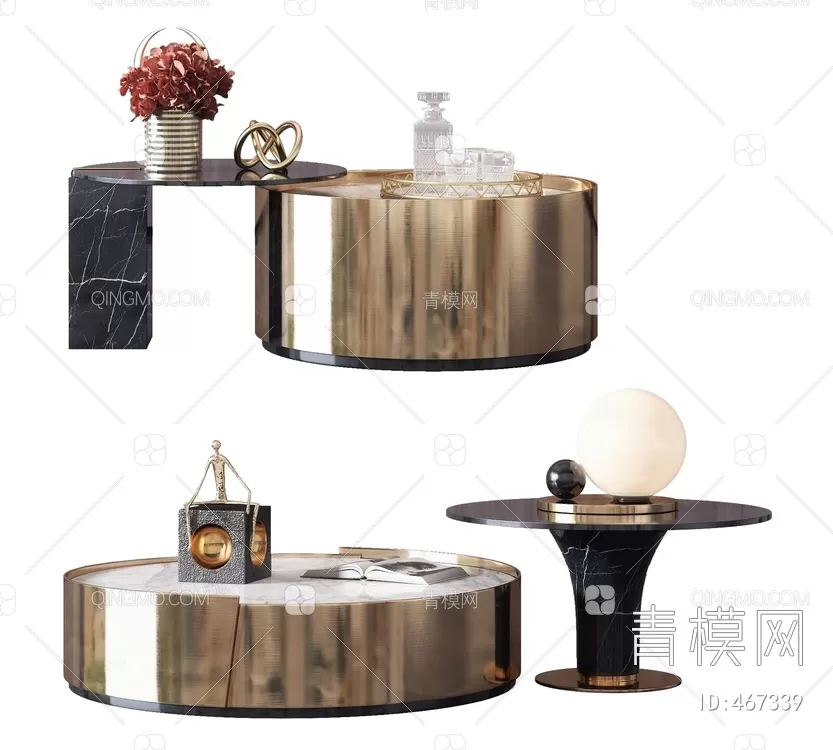 TEA TABLES 3D MODELS – 051 – PRO