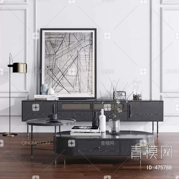 TEA TABLES 3D MODELS – 062 – PRO