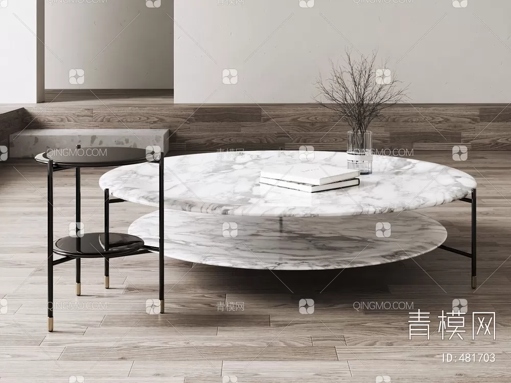 TEA TABLES 3D MODELS – 076 – PRO