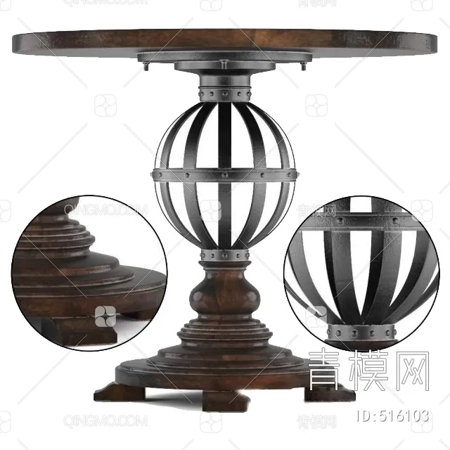 TEA TABLES 3D MODELS – 083 – PRO