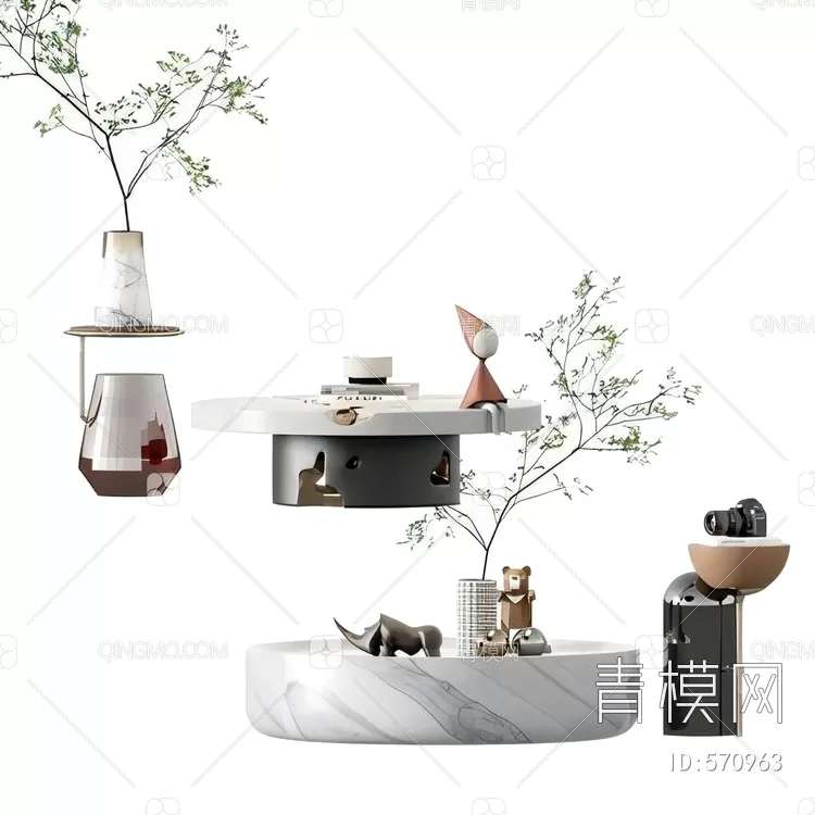 TEA TABLES 3D MODELS – 101 – PRO