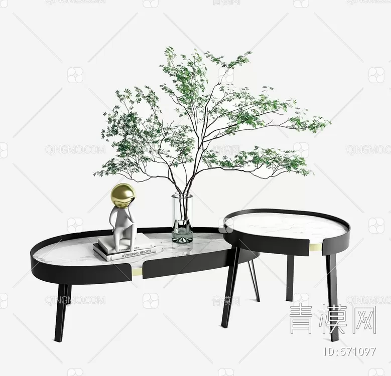 TEA TABLES 3D MODELS – 102 – PRO