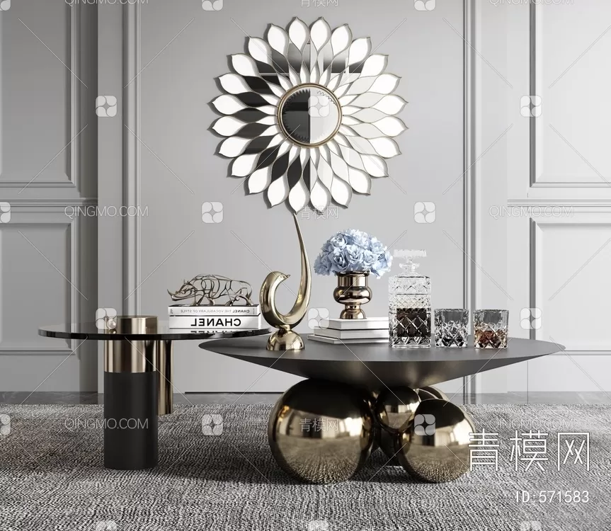 TEA TABLES 3D MODELS – 105 – PRO