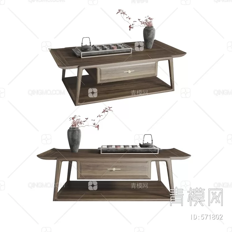 TEA TABLES 3D MODELS – 109 – PRO