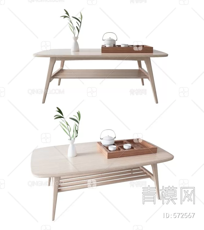 TEA TABLES 3D MODELS – 114 – PRO