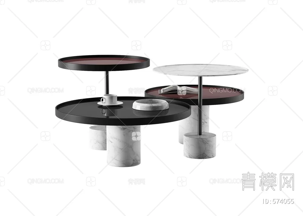 TEA TABLES 3D MODELS – 126 – PRO