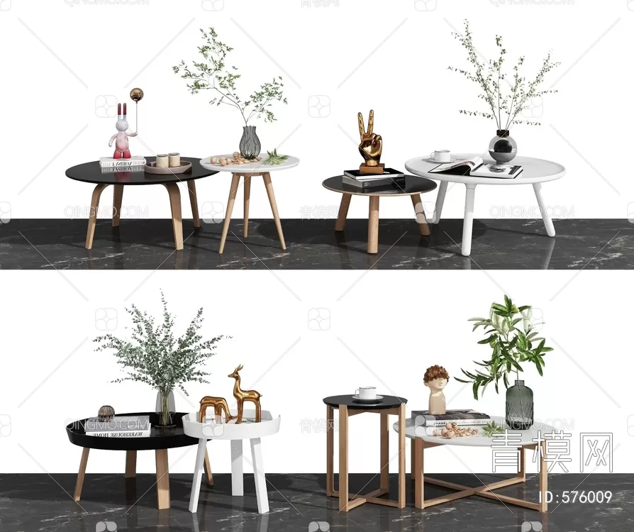 TEA TABLES 3D MODELS – 131 – PRO
