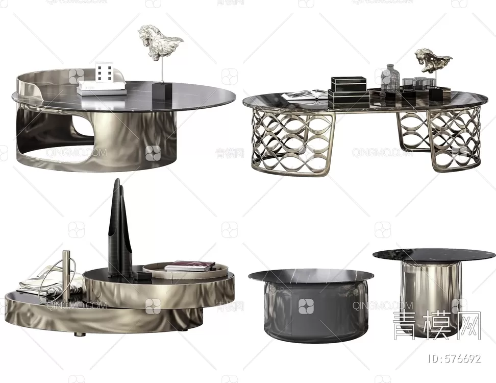 TEA TABLES 3D MODELS – 133 – PRO