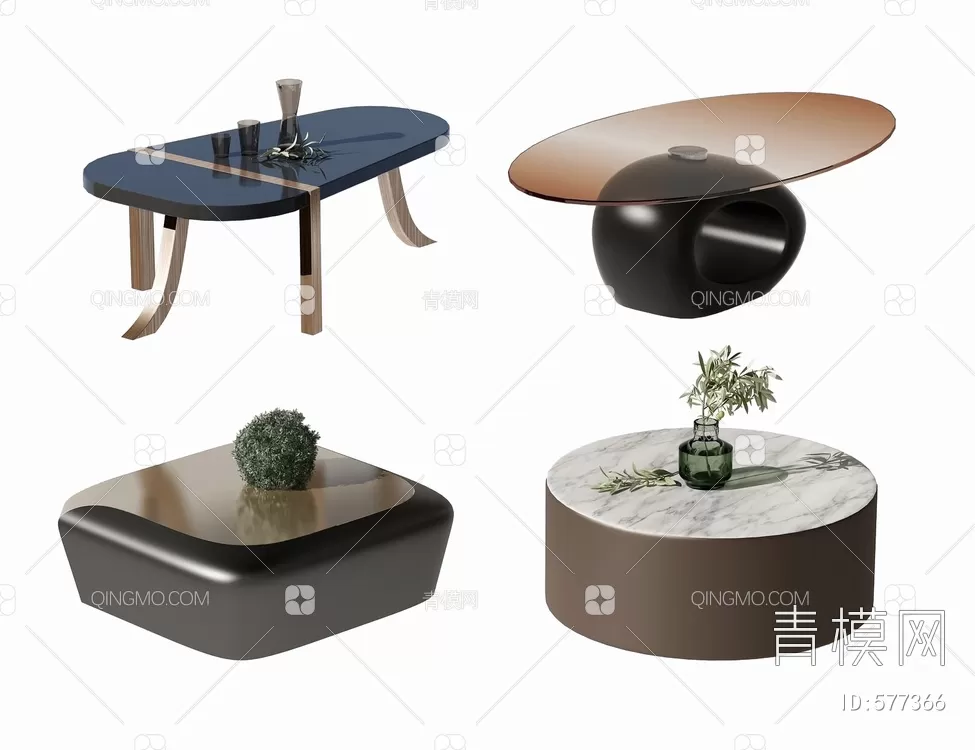 TEA TABLES 3D MODELS – 136 – PRO