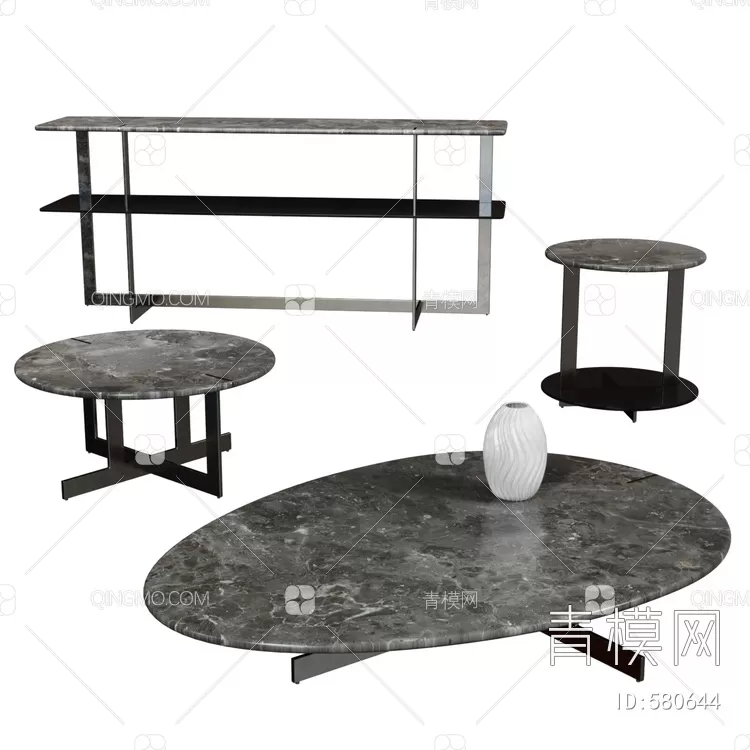 TEA TABLES 3D MODELS – 142 – PRO
