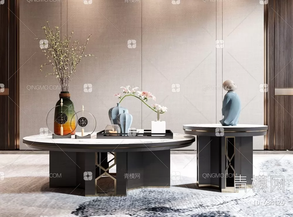 TEA TABLES 3D MODELS – 151 – PRO