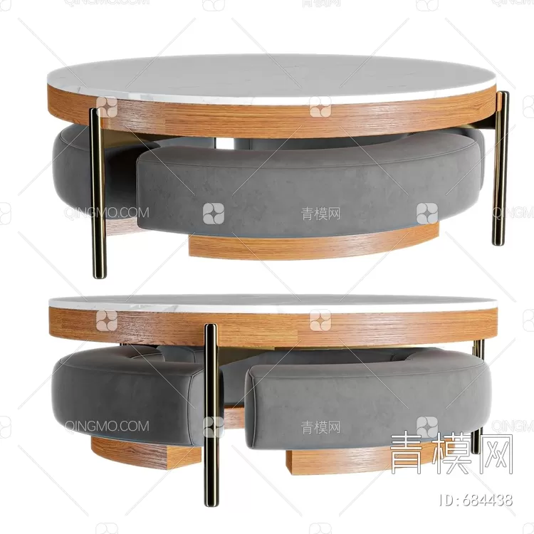 TEA TABLES 3D MODELS – 154 – PRO