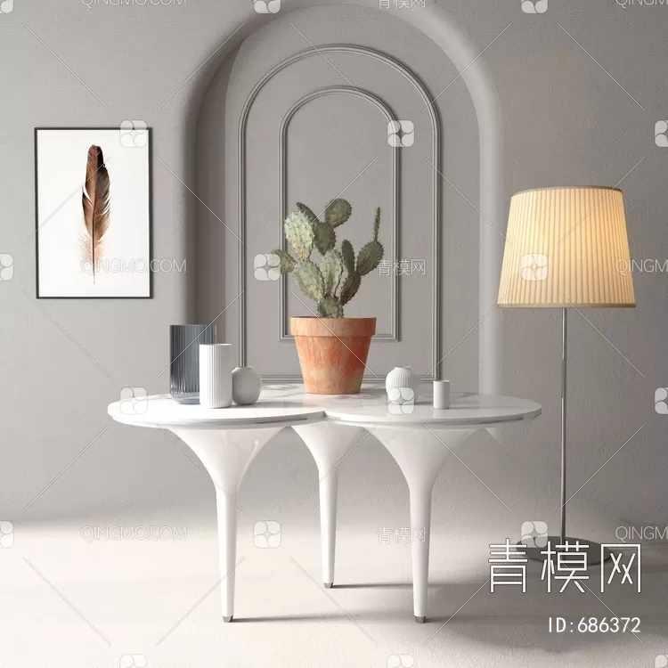 TEA TABLES 3D MODELS – 157 – PRO