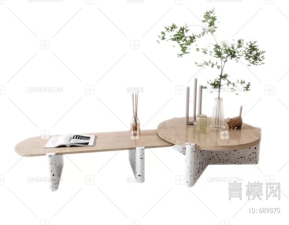 TEA TABLES 3D MODELS – 165 – PRO