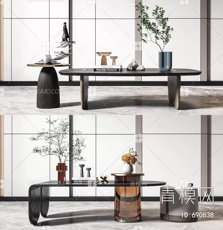 TEA TABLES 3D MODELS – 169 – PRO