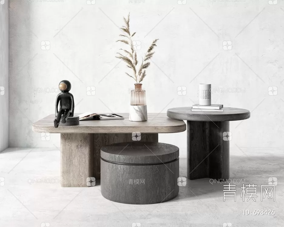 TEA TABLES 3D MODELS – 175 – PRO