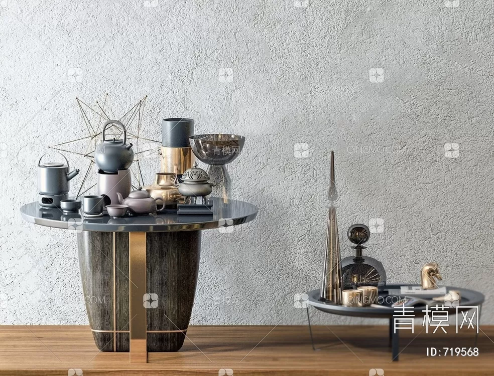 TEA TABLES 3D MODELS – 185 – PRO