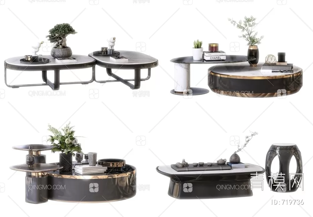 TEA TABLES 3D MODELS – 186 – PRO