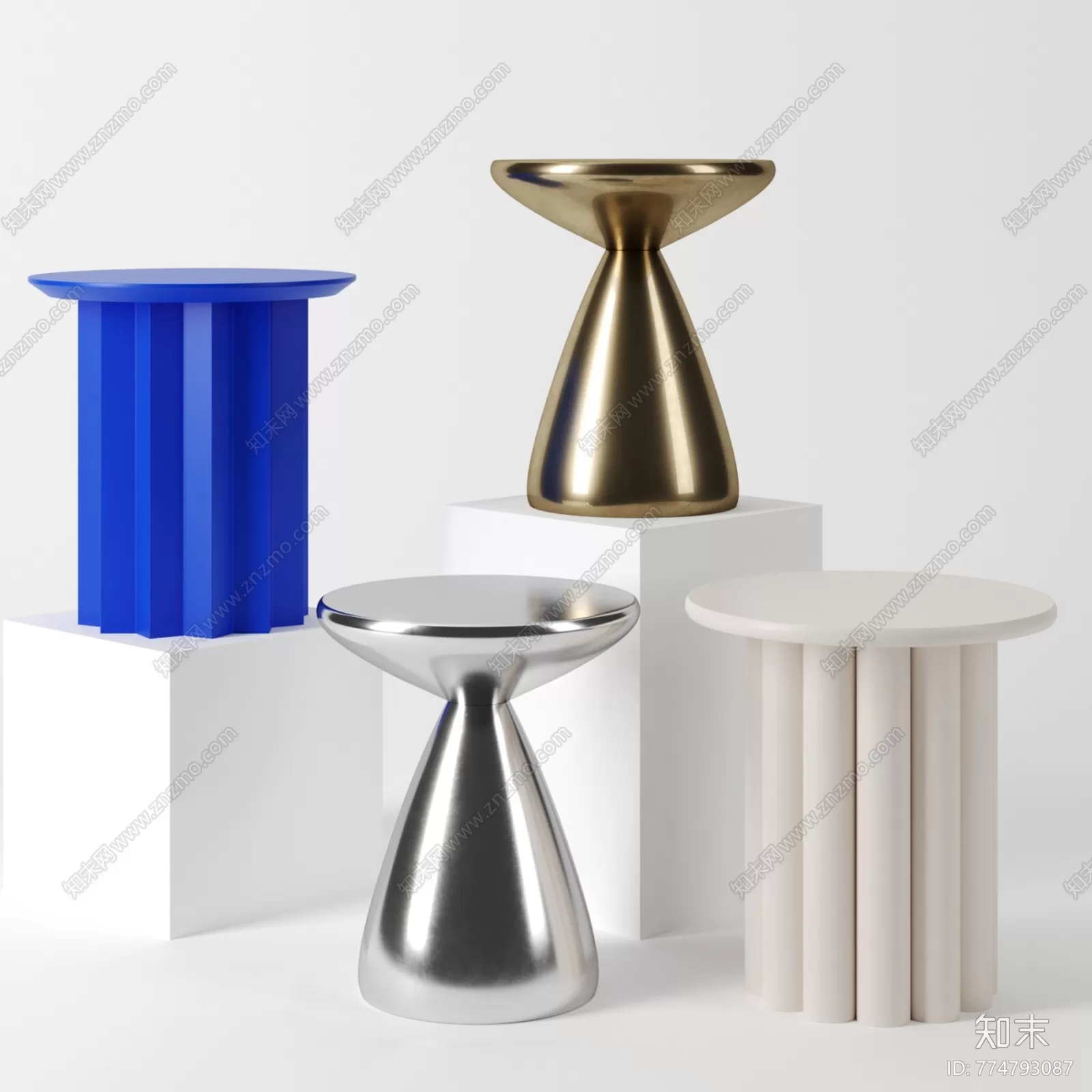 TEA TABLES 3D MODELS – 209 – PRO