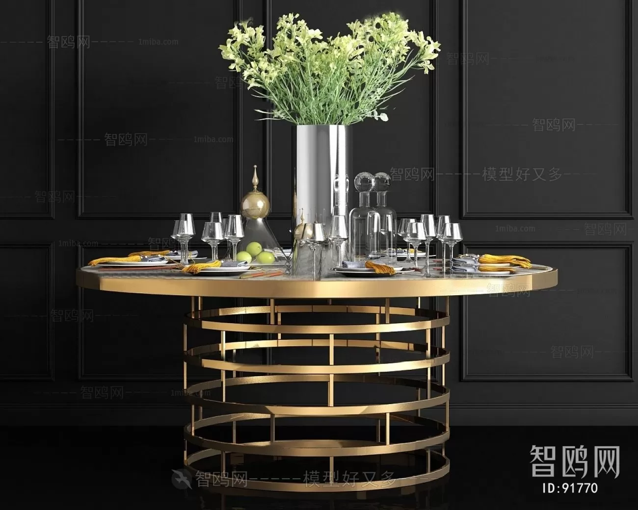 TEA TABLES 3D MODELS – 212 – PRO