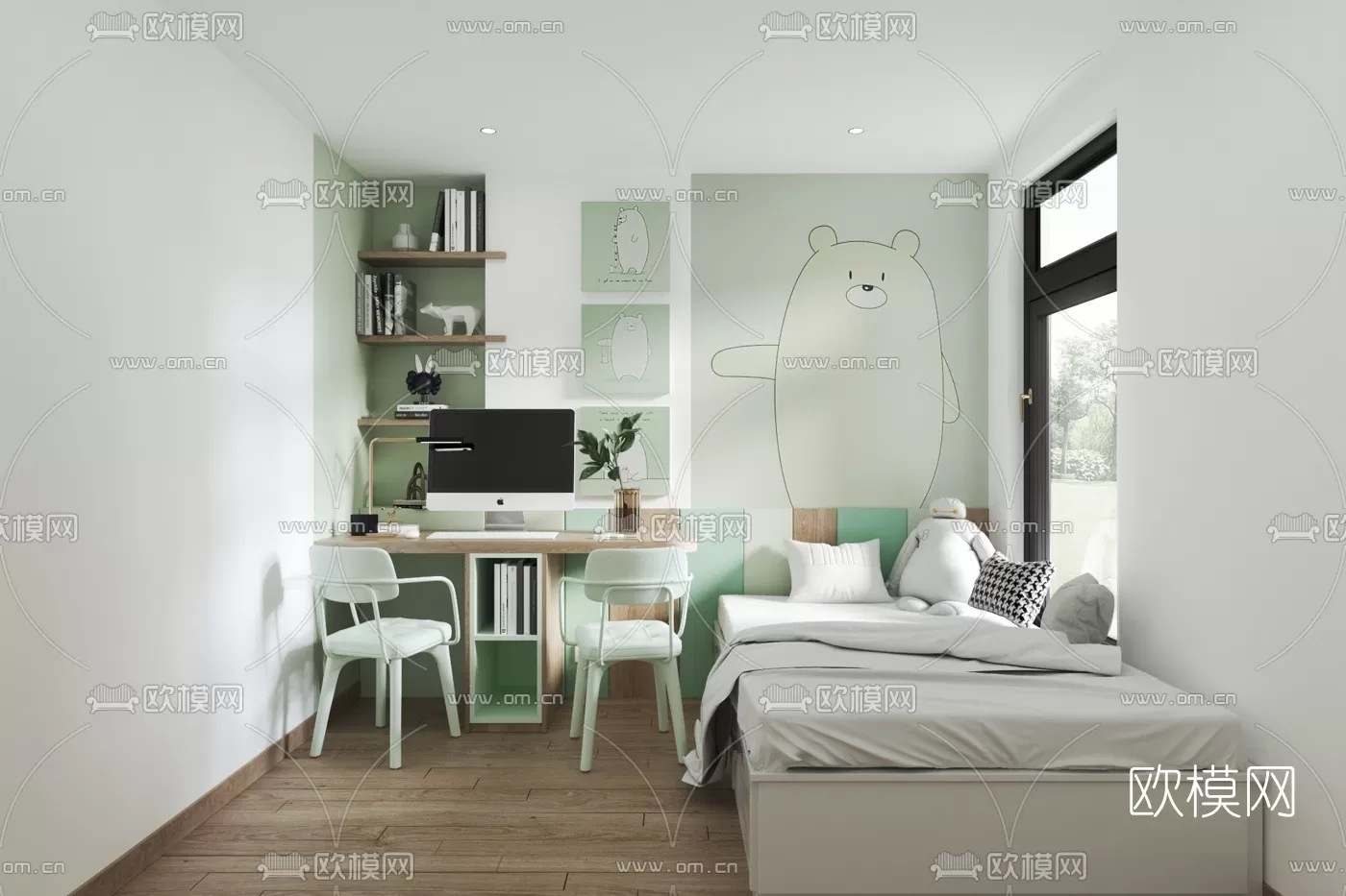 BED FOR KID – 3D MODELS – 002 – PRO