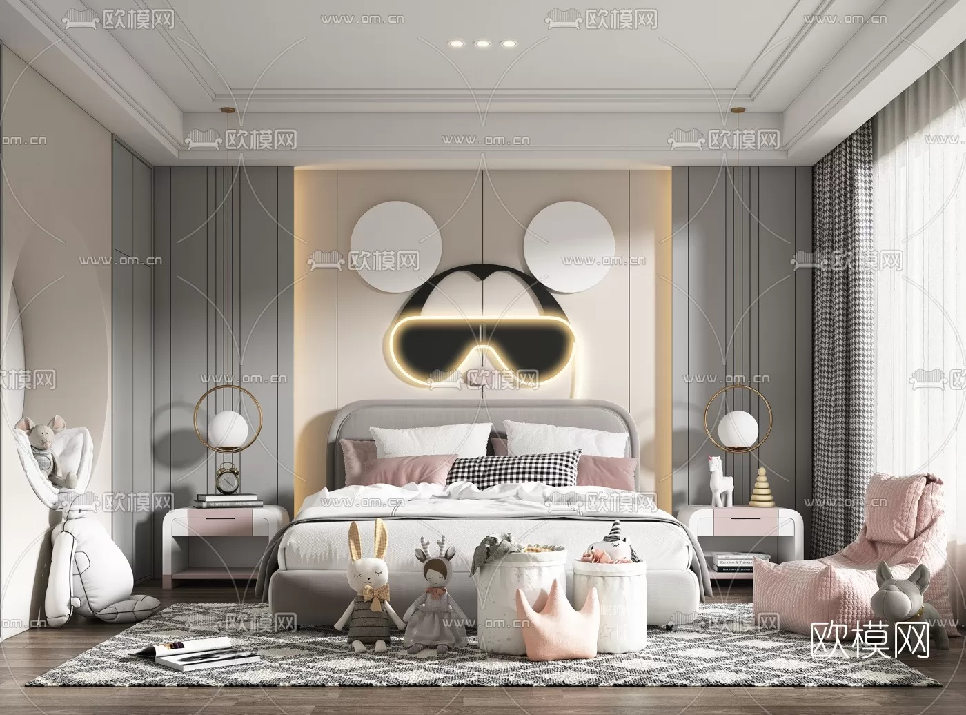 BED FOR KID – 3D MODELS – 004 – PRO