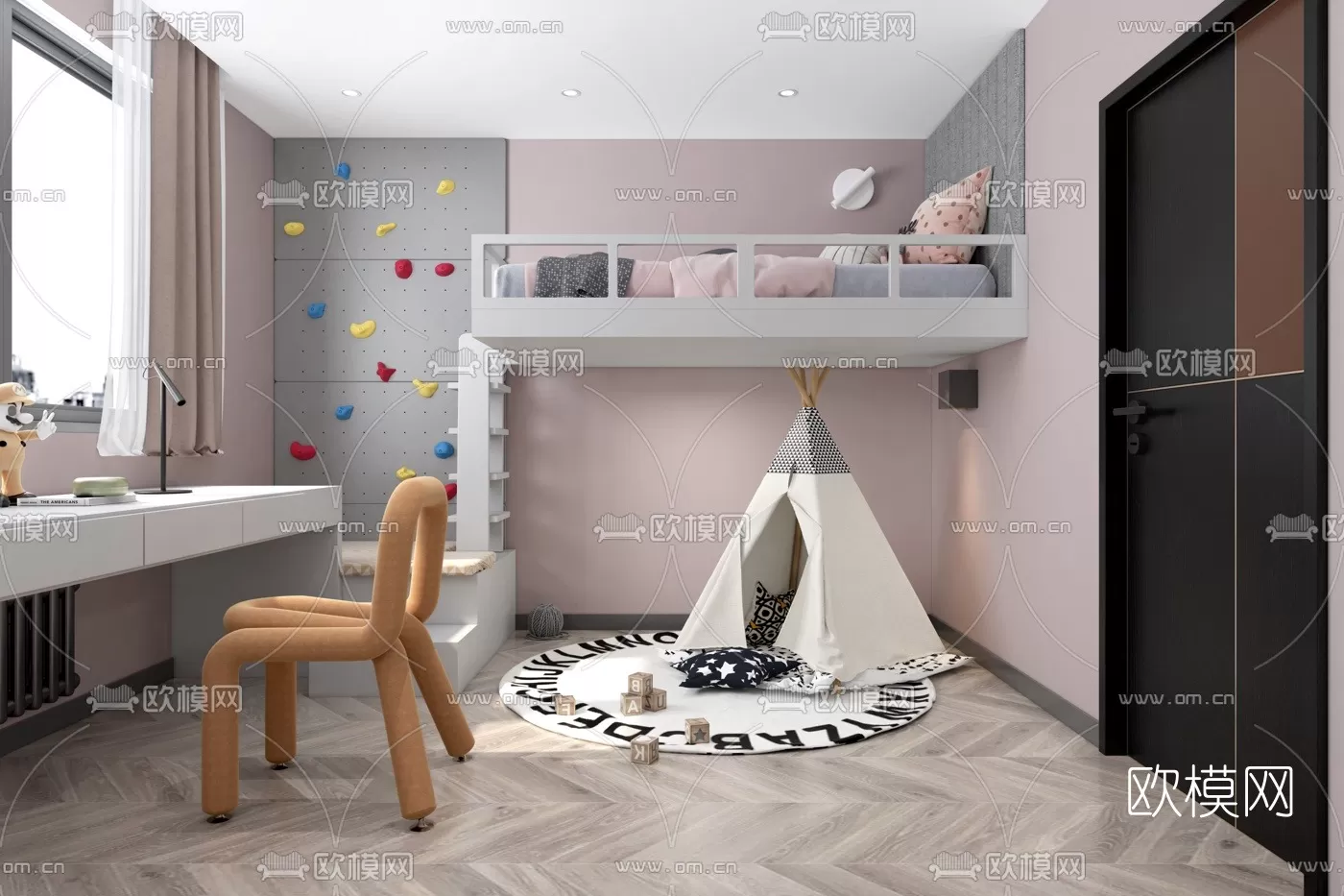 BED FOR KID – 3D MODELS – 005 – PRO