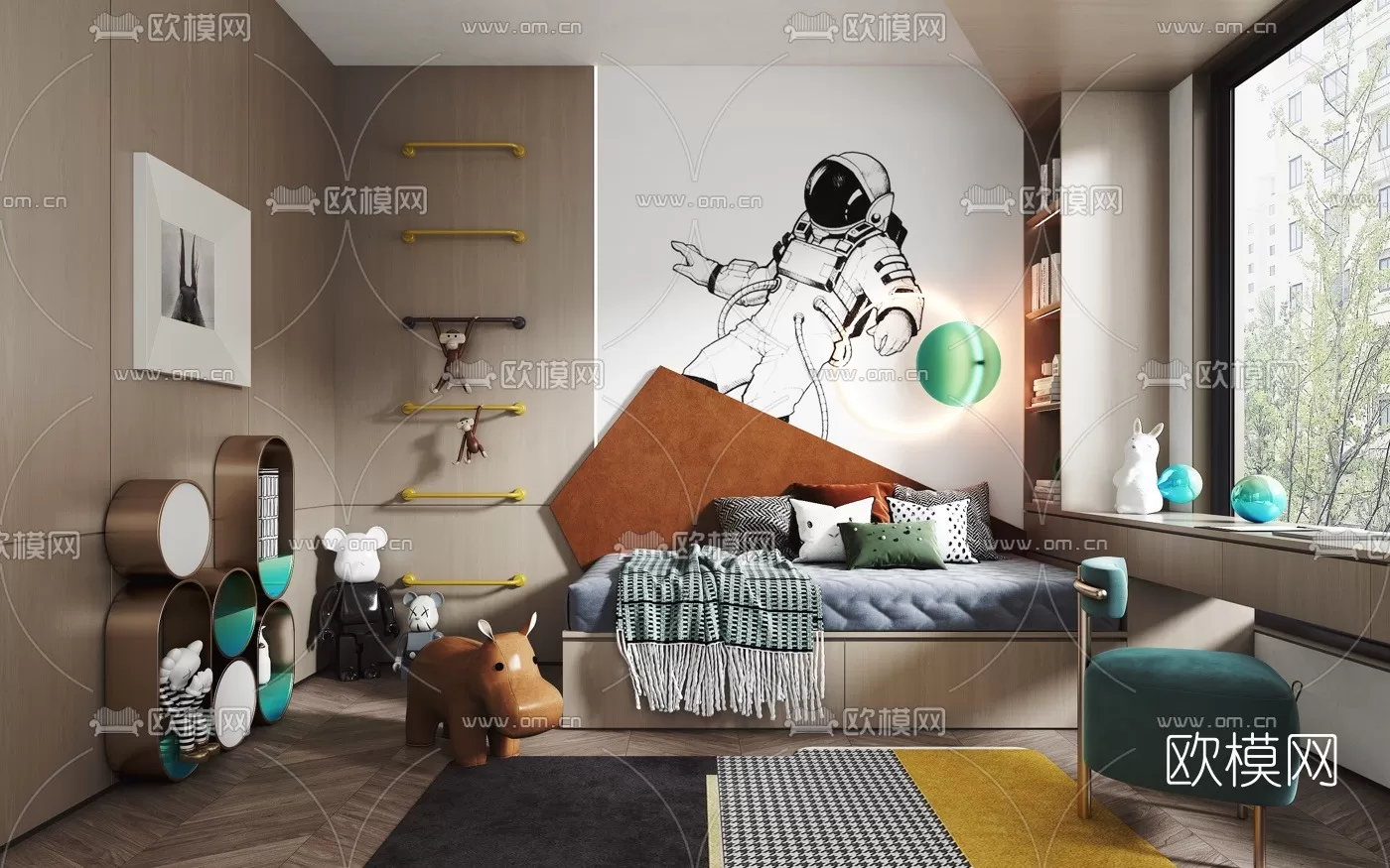 BED FOR KID – 3D MODELS – 009 – PRO