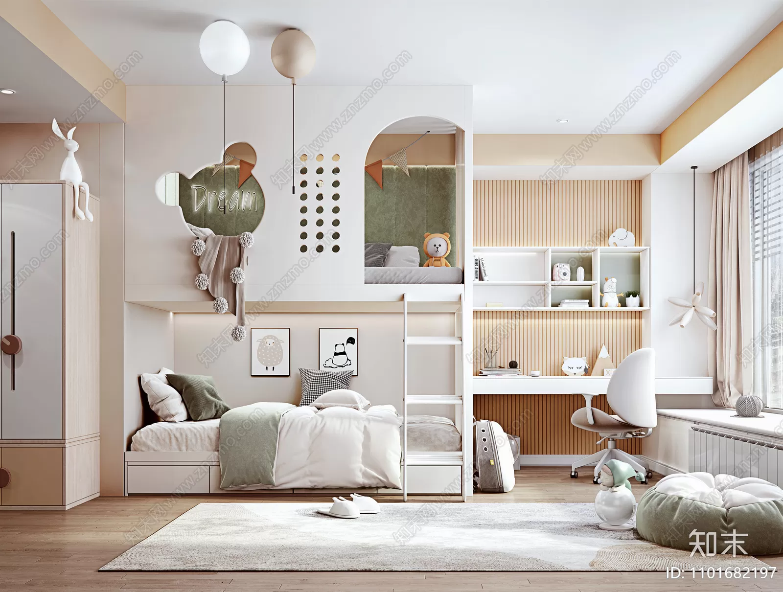 BED FOR KID – 3D MODELS – 011 – PRO