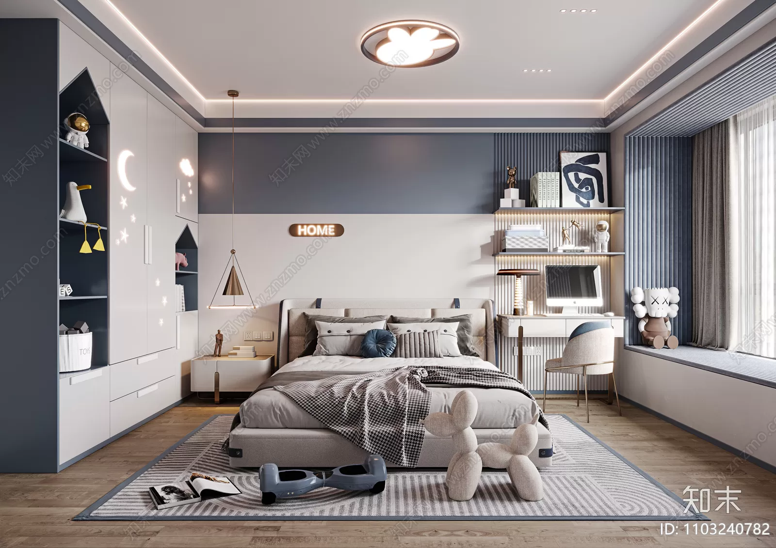 BED FOR KID – 3D MODELS – 012 – PRO